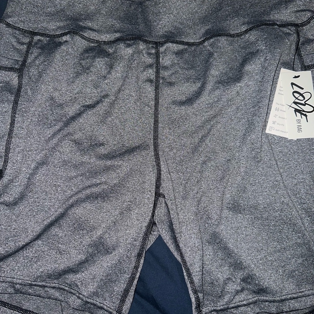 Gray Athletic Shorts-NWT🩵